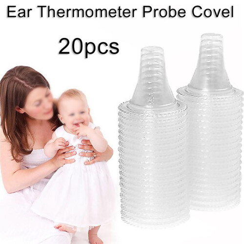 20PCS PP Ear Thermometer Probe Covers for Braun Thermoscan Models 2