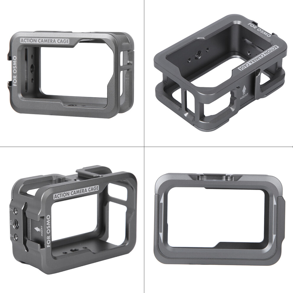 Aluminium Alloy Action Camera Cage For Dji Osmo Action With Vlog Extension 7901362308571