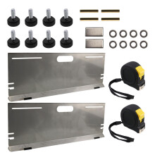 Alignment Tool, Magnetic Front End Alignment Tool, Precision Measuring Plate with 2 Measuring Tape Non-Slip for Tires Balancing Truck Vehicle Repair