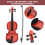 Kid's Adjustable String Acoustic Violin Toy - Beginner Musical Instrument 15