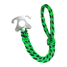Tow Rope for Water Skiing, Tube Tow Rope, Easy to Attach & Release Heavy Duty Tool with Stainless Steel Clasp for Wakeboarding Water Sports Green