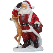 Christmas Santa Clauses Figurine,Santa Clauses-look far away