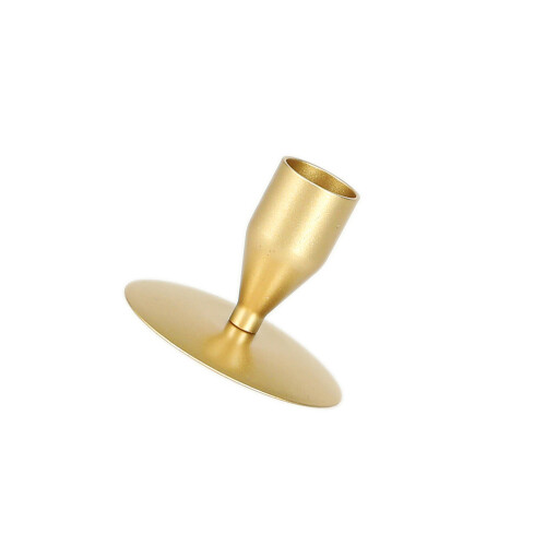 Decorative Candle Stands Taper Candle Holders Candlestick-Gold
