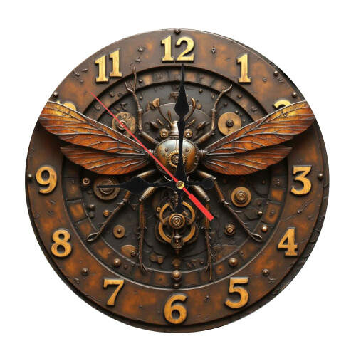 Modern Artistic Wall Clock Quiet Movement-10 inch kunchong