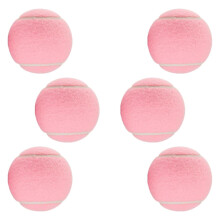 2/6pack High Resilience Tennis Practice Ball Eye Catching Pink Tennis Balls 6 packs