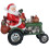 Santa Clauses Statue Christmas Decorative-drive tractor 1