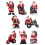 Santa Clauses Statue Christmas Decorative-drive tractor 2