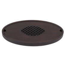 Bandeja de chá de bambu para conjunto de chá chinês Gongfu, com reservatório de água e sistema de drenagem. Elegante mesa de chá clássica em
