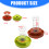 Bol d'eau Transparent multifonctionnel pour Reptiles,-L Vert 4