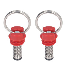 Druckbegrenzungsventil für Ball-Lock-Kegs, Edelstahl-Ausführung im Knock-Box-Stil mit Kunststoffgewinde für Cornelius- und Firestone-Kegs,