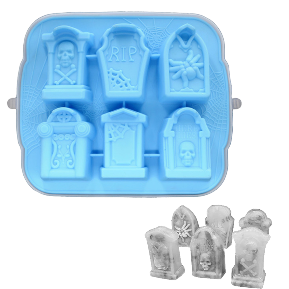 Haunted Graveyard Pan, Tombstone Shaped Mold For Spooky Delights-image-OPC-PN252B9-NEW