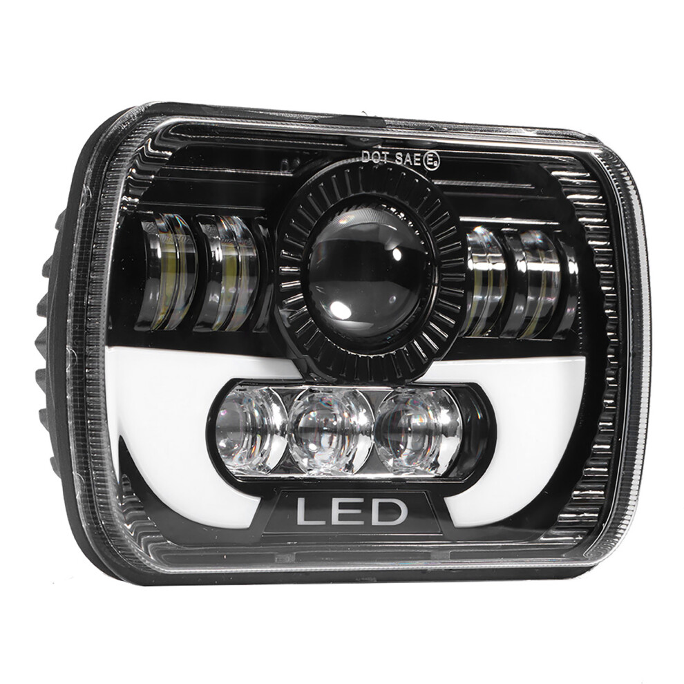 Universal 5X7in 90W Led Head High/Low Beam Plug & Play Light 8061362311847