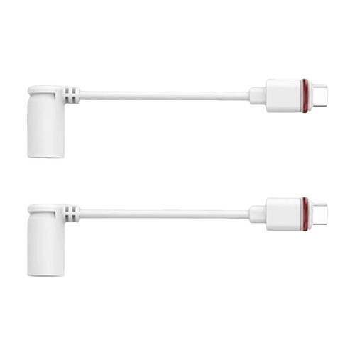 Typ-C-Adapterkabel für Solarmodule und Sicherheitskameras,-Weiß