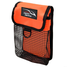 Scuba Diving Gear Bag, Safety Surface Marker Buoy Mesh Storage Pocket for Scuba Or Snorkeling Fluorescent Orange