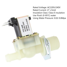 Elektrisch gesteuertes Magnetventil 1/2 Zoll, 220V, Wasserdruck 0,02-0,8 MPa