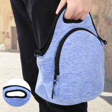 Neoprene Sport Shoulder Bag 29x29x15cm Insulated Lunch Bag Light Purple