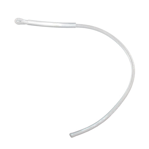 10Pcs Braided Loop Connectors Fly Fishing Loop Line-White 30LB
