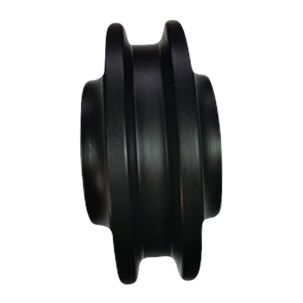 Thick Roller Pulley Sliding Barn Door Guide Quiet Sliding Door Track Window Roller Wheel For Cabinet 7X7x3.4cm Black 9105992132775