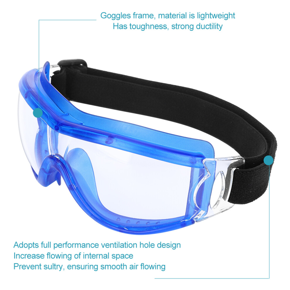 Kids Protective Anti-Fog Waterproof Goggles Blue Cycling Glasses