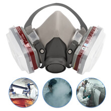 Half Face Respirator Mask KN90 Pesticide Spray Protective Headgear