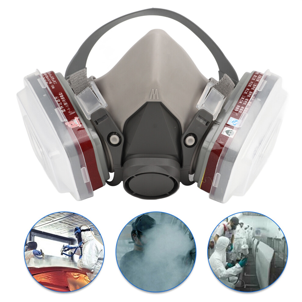 Half Face Respirator Mask Kn90 Pesticide Spray Protective Headgear 4061362316976