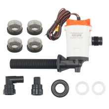 12VCirculation With Stainless Filter High F-low 800GPH For Aerator Boat Marine Oxygenation Stainless Filter Marine Water