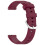 Replacement Band Sweatproof Band Watch Belt Silicone-Claret 1