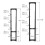 Lightweight Aluminum Telescopic Handle Replacement Easy to-35cm 2