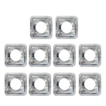 Aluminum Foils Gases Stove Burners Cover-Square style ten pie