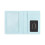 Stylish PU Leather Passport Organizer Embossed-Light blue 1