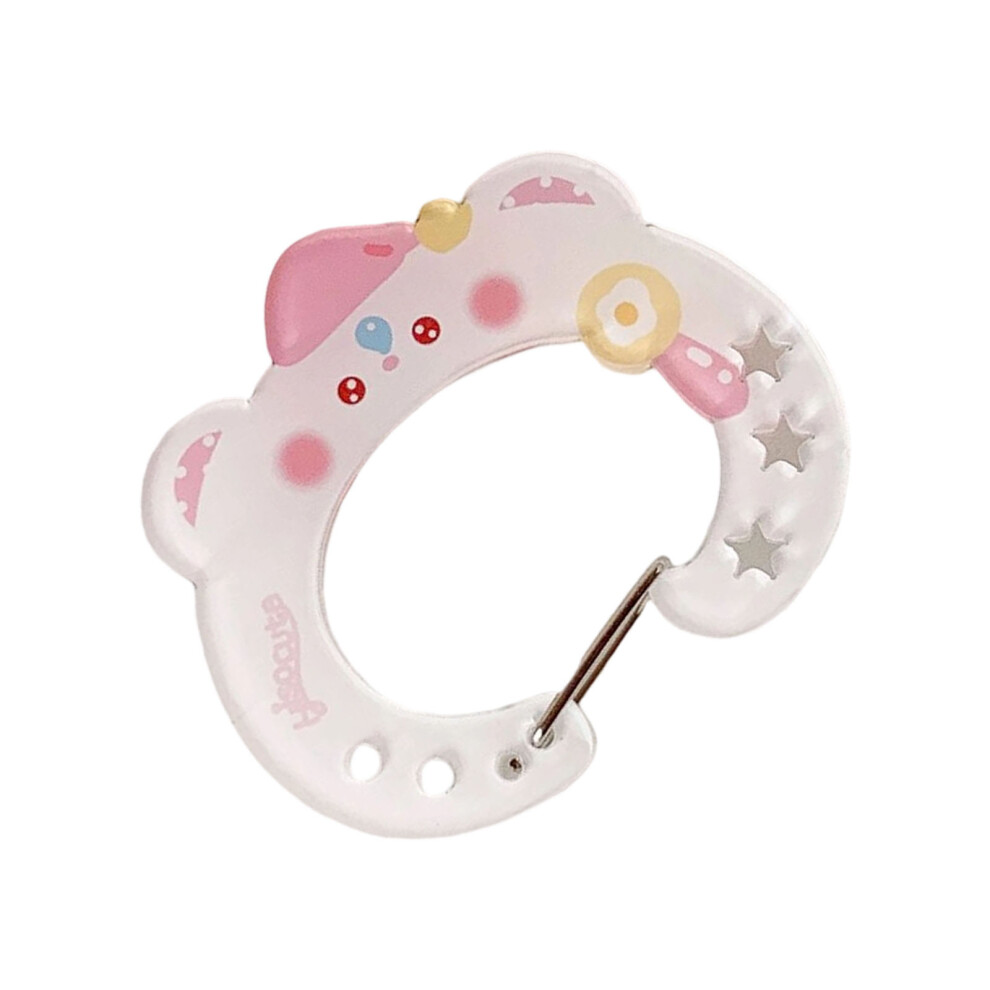 Whimsical Fries And Burger Design Carabiner Clip-Little bear-image-OPC-PN258MH-NEW