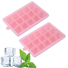 Creatieve ijsblokjesvormen, ijsblokjesbakje met deksel, flexibel ontwerp, voedselveilig siliconen, herbruikbaar en stapelbaar voor whisky-ijsblokjes,
