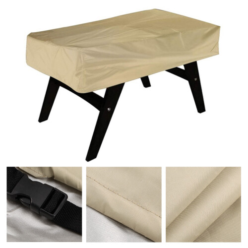 Waterproof Billiard Table Cover 142x132x38cm Dustproof Beige