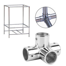 Durable 25mm Hand Rail Fitting 316 Stainless Steel Round Base Accessory