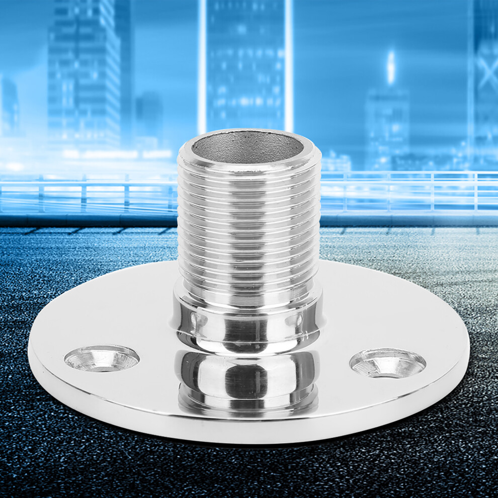 316 Stainless Steel Marine Antenna Base Mount 77Mm Diameter 4321362320923