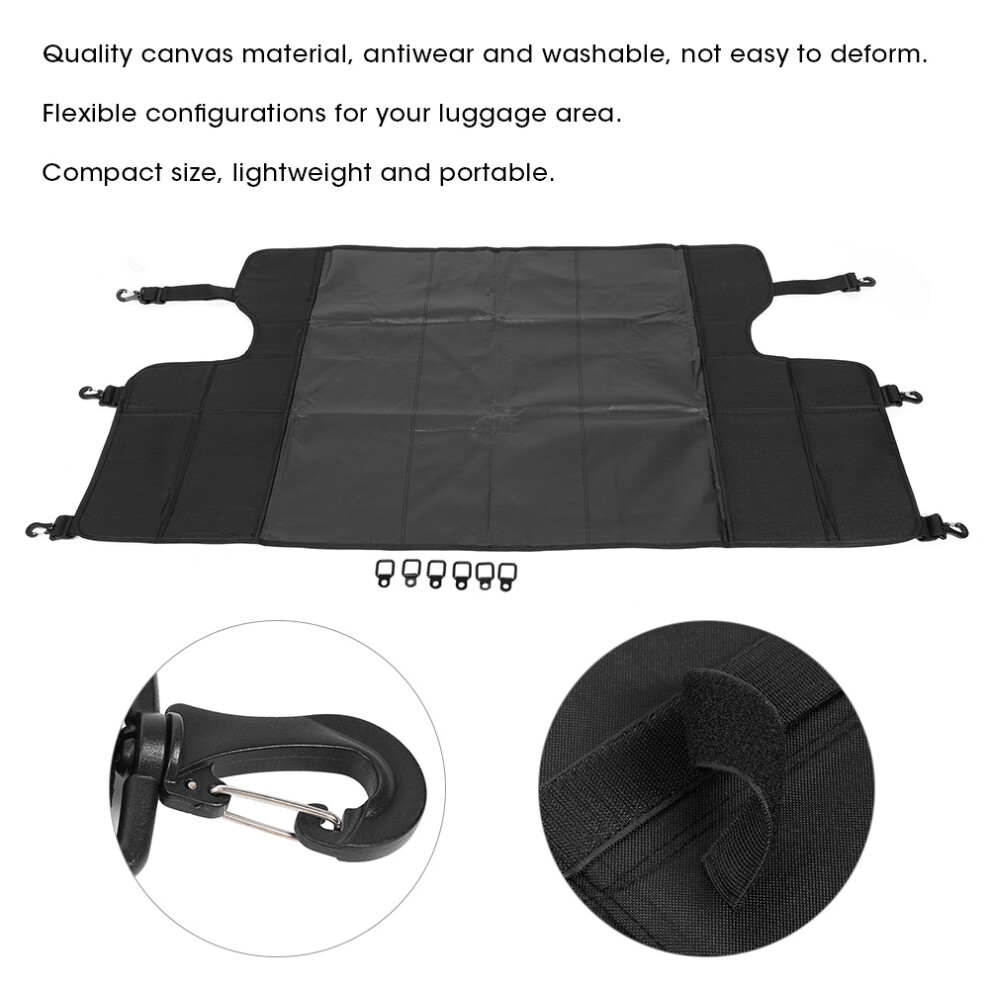 Rear Trunk Luggage Cover For Jeep Wrangler Jk 4Wd 07-18 Storage Mat 7601362321227