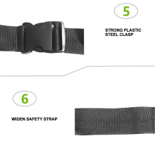 Elderly Transfer Belt, 69x9.5cm, Adjustable Waist 90-148cm
