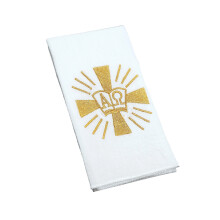 Multifunctionele geborduurde katoenen linnen doek-Een symbool
