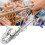 Silver Kids' Saxophone Toy with 8 Color-Coded Notes - Safe & Fun 9