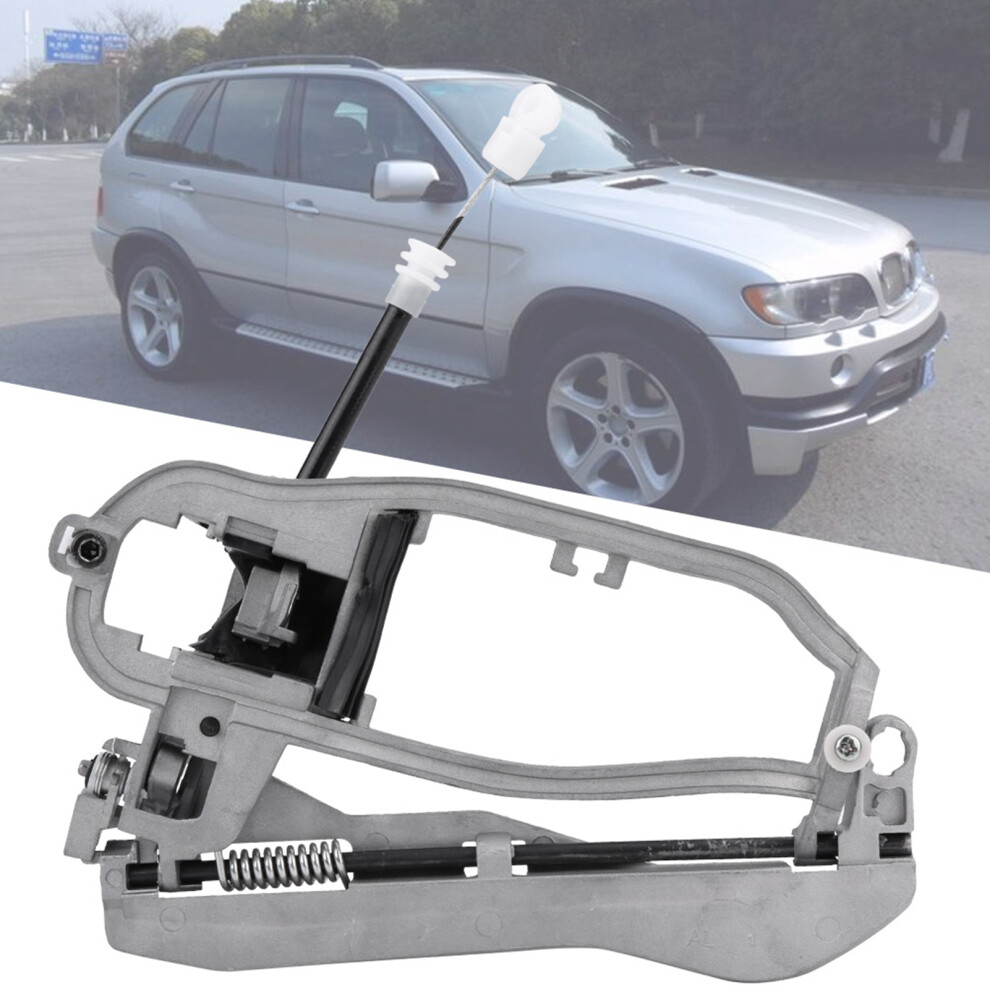 Car Door Handle Carrier Bracket For E53 X5 2000-2006, Front Left Silver 4691362323720