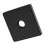 Modern Square Shower Arm Cover Plate Compatibility-Black 1