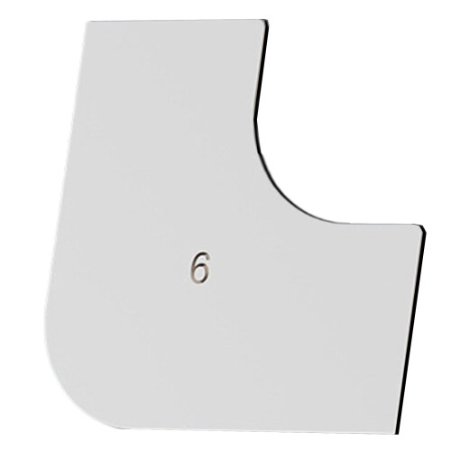 Cold Rolled Steel Paint Scraper Curved Concrete Trowel-60