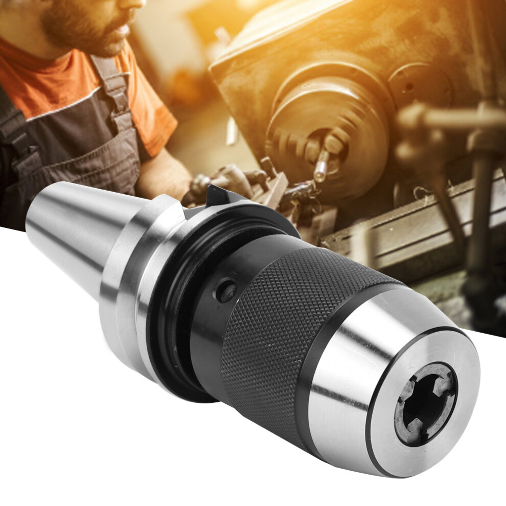 BT40 Carbon Steel Drill Chuck Tool Holder CNC Self Tightening APU13 Durable-image-OPC-PN25H8R-NEW