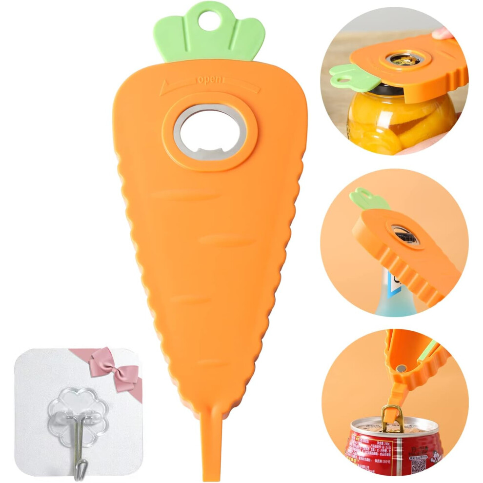 Versatile Can Opener, Labor-Saving & Convenient, With Wide Application Range, Ideal For Seniors And Arthritis Sufferers, Six-In-One Multi-Functional T