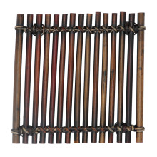 Borde de jardín de bambú duradero y práctico, rejilla de parrilla de repuesto con buena resistencia al calor, cerca de bambú para jardín zen,