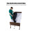 Black Double-Sided Waterproof Transfer Sheet for Patients Reusable with Handle 7