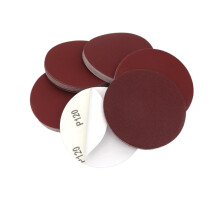 40pcs Sanding Sheets Self adhesive Sandpaper 5 Inch 125MM Dry Grinding Sandpaper 100 Grits for Sanding Polishing for Angle Grinder