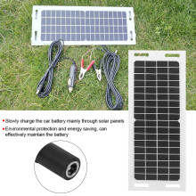 Flexibler Autosolare Ladegerät 18V 5W mit 3m Kabel für 12V Batterien