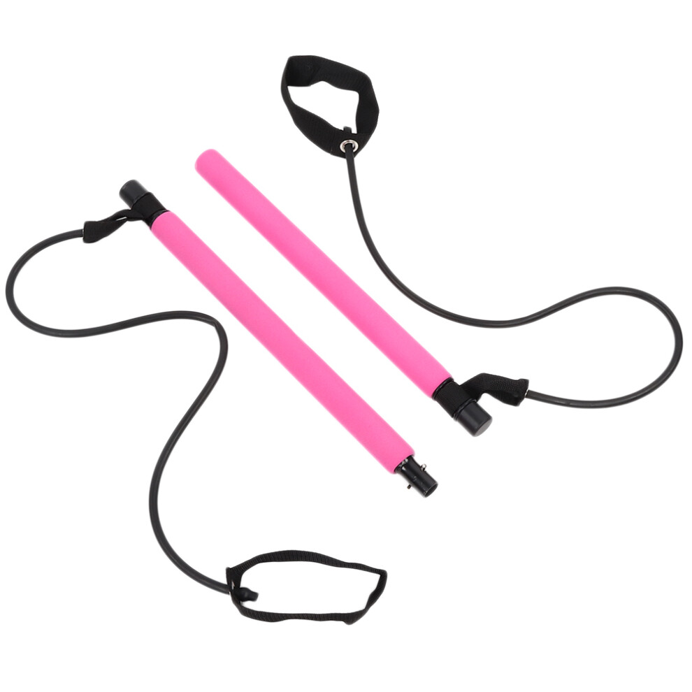 Multi-Functional Yoga Pull Rod Chest Expander Steel Bar for Workout and Pilates