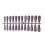 (white) 24 Pcs False Nails Shimmering Powder Artificial Nail Tips Coffin 1